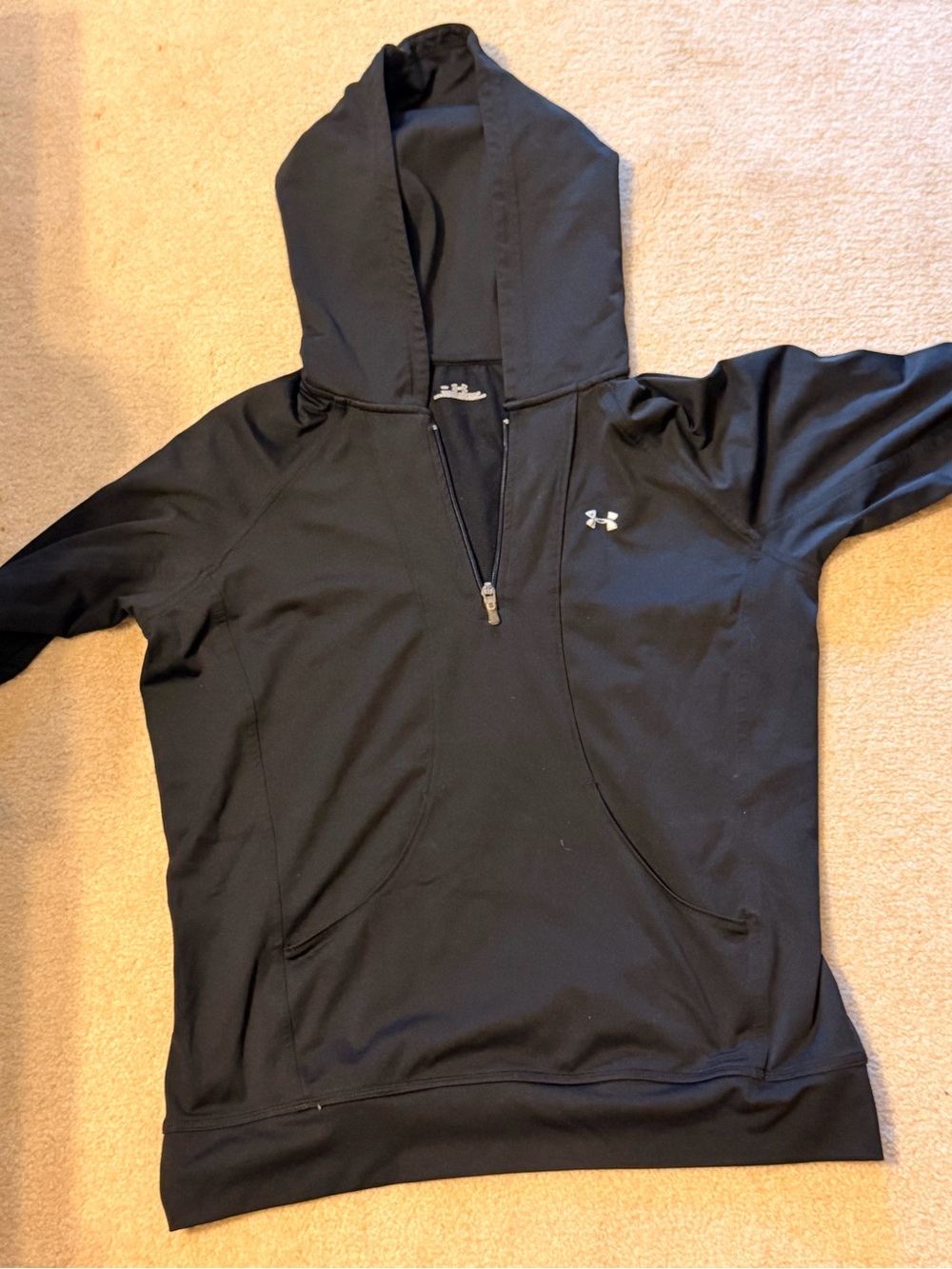 Under Armour Men’s Black Half-Zip Hoodie